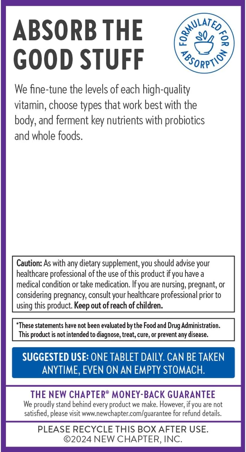 New Chapter Fermented Vitamin B Complex Capsules, 30 Count - Image 7