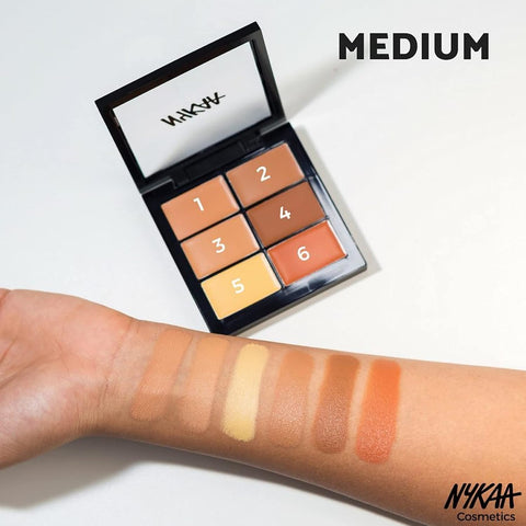 Nykaa SKINgenius Conceal and Correct Palette  Medium