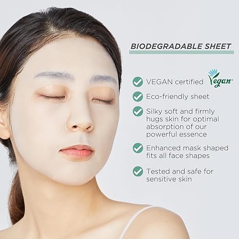 Mediheal Best Korean Sheet Mask | Madecassoside Essential Face Mask | For Sensitive Blemish Prone Hydrating Moisturizing Calming Soothing | All Skin Types | 10 Sheets