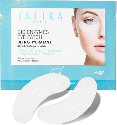 Talika Bio Enzymes Eye Patch - Instant Ultra-Moisturising Eye Patches - Eye Mask For Dark Circles & Tired Eyes - Single Pair