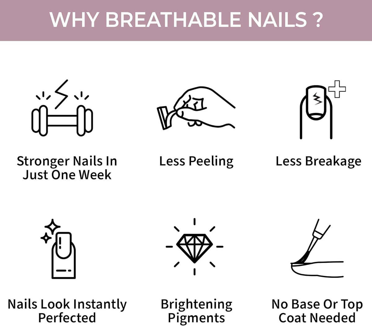 Nykaa Breathable Nail Enamel Peace Out 313 - Colour Cosmetics - Image 6