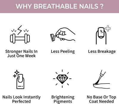 Nykaa Breathable Nail Enamel Peace Out 313 - Colour Cosmetics - Image 6