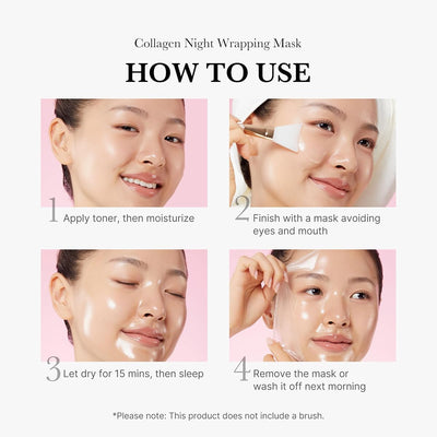 Medicube Collagen Night Wrapping Mask - Peel Off, 2.53 fl.oz - Image 5