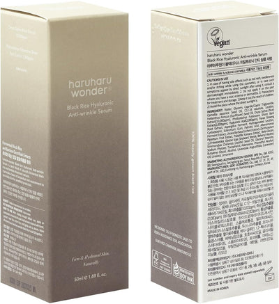 Haruharu Wonder Black Rice Hyaluronic Anti-Wrinkle Serum 50ml - Image 8