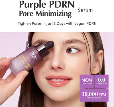 Eqqualberry Purple PDRN Serum - Vegan Collagen, Niacinamide & CICA, 30ml - Image 2