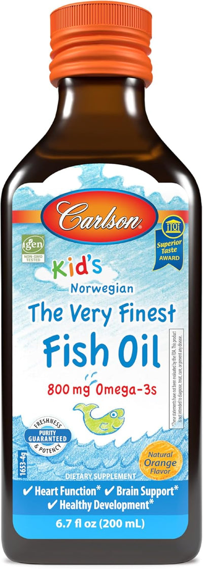 CARLSON FISH OIL KIDS ORANGE 200ML