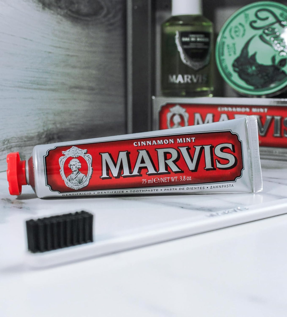 Marvis Cinnamon Mint Toothpaste 75ml - Image 3