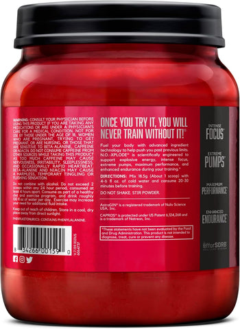 BSN N.O Xplode 2.45LB 60Serv Grape (6/Case)