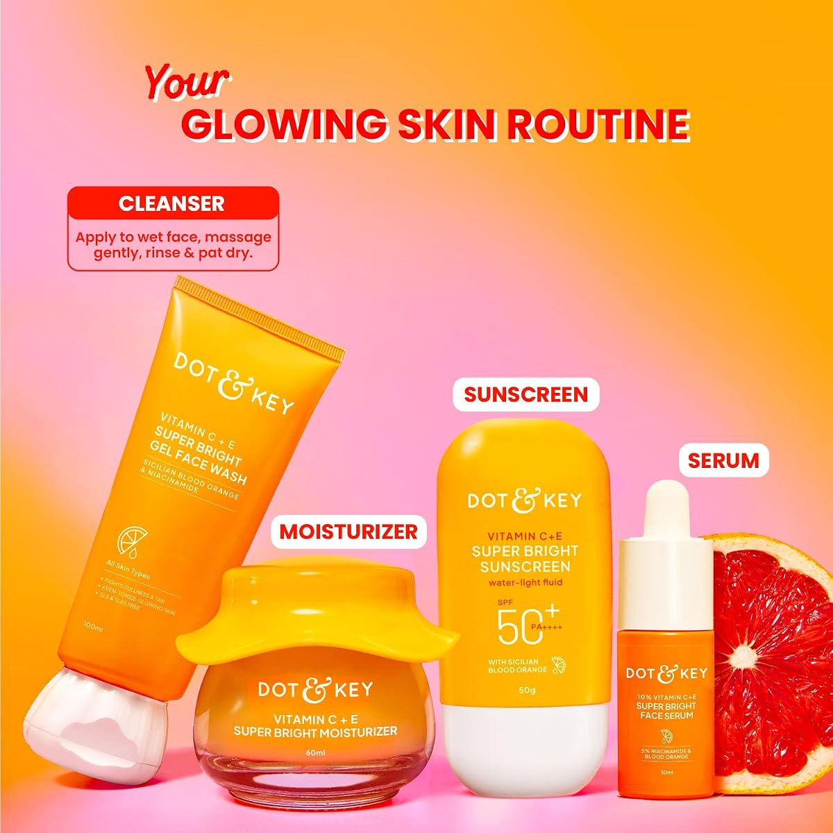 Dot & Key Vitamin C + E Gel Face Cleanser - 100ml - Image 6