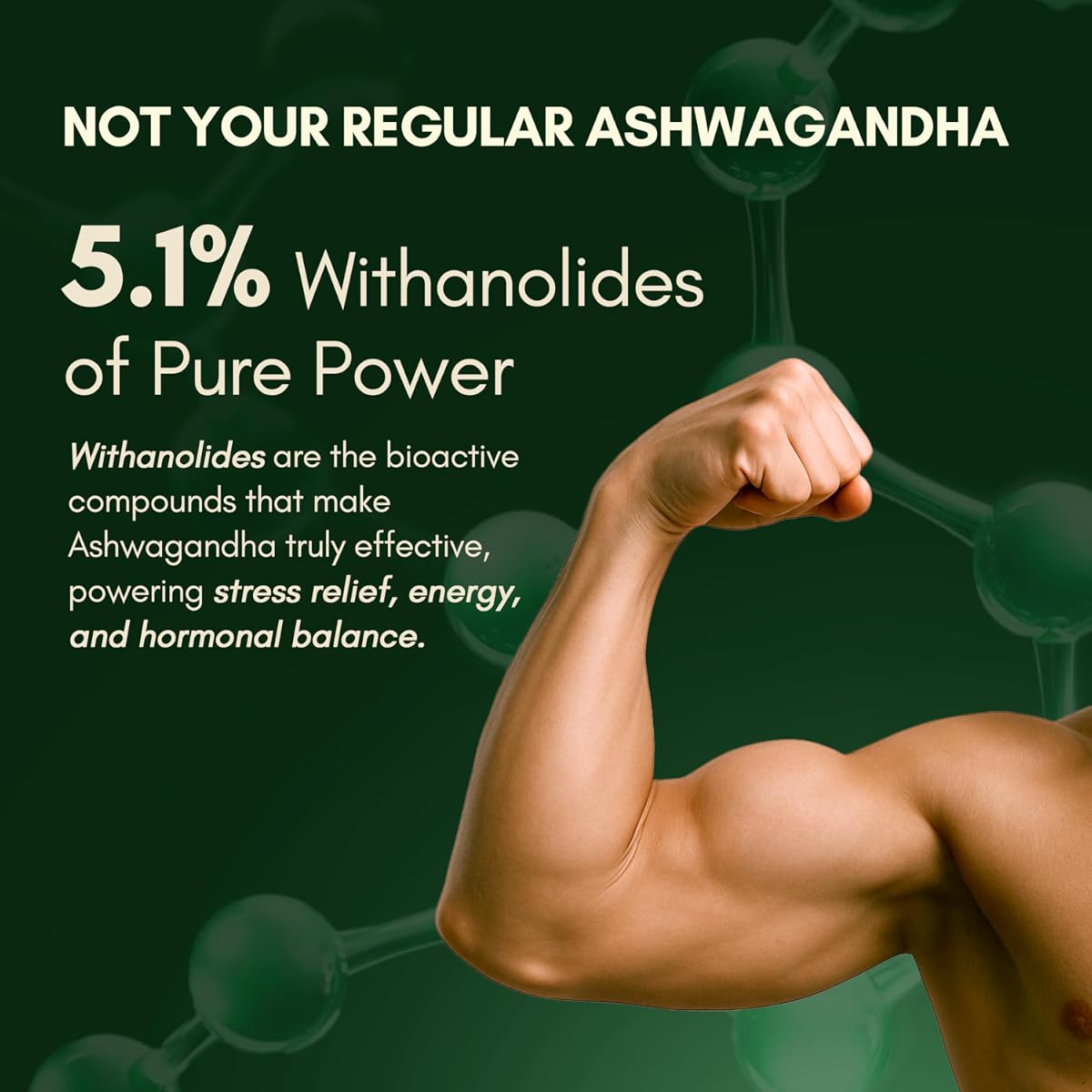 Rasayanam Ashwagandha KSM-66 Capsules - 500mg, 60 Count - Image 3