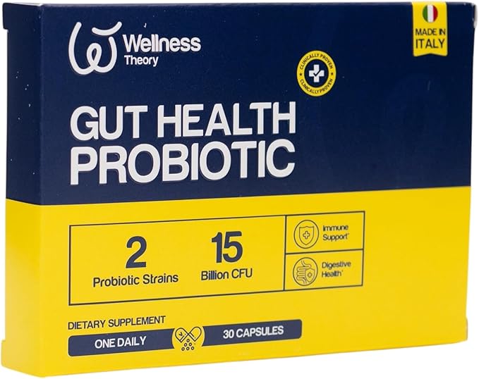 Wellness Theory Ed Gut Health Probiotics Capsules - 30 Count