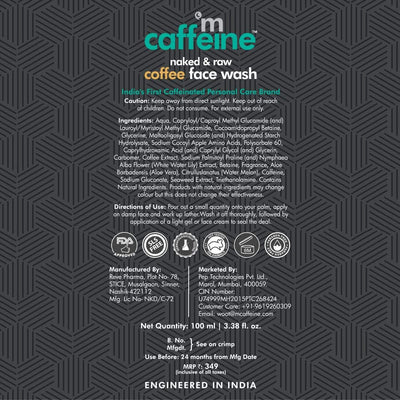 mCaffeine Naked & Raw Coffee Face Wash - 75ML - Image 5