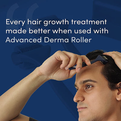 Man Matters Derma Roller with Disinfectant - 540 Micro 0.5mm Titanium Alloy Needles - Image 4
