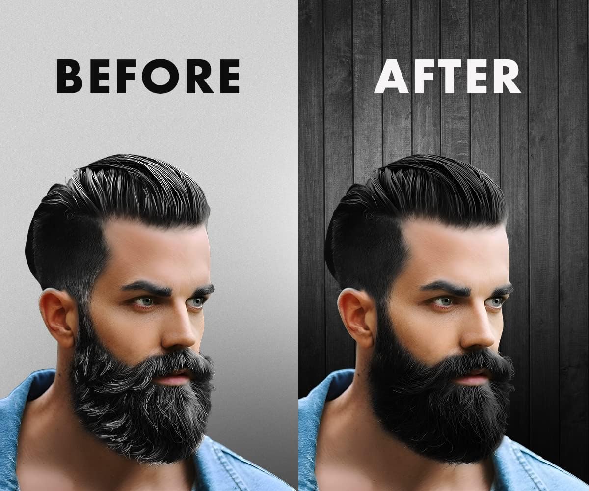Urban Gabru Beard Colour - Black, Henna Enriched, 70g - Image 4