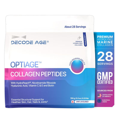 Decodeage Optiage Collagen Peptides - Unflavoured Powder, 150g