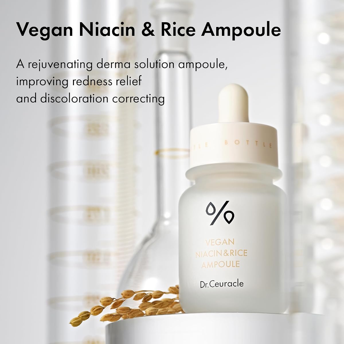Dr.Ceuracle Vegan Niacin & Rice Ampoule - Face Serum, 30ml - Image 2