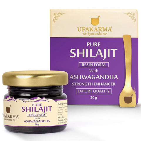 Upakarma Shilajit with Ashwagandha Resin 20g