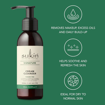 Sukin Cream Cleanser with Natural Oils - 125 ml - Image 5