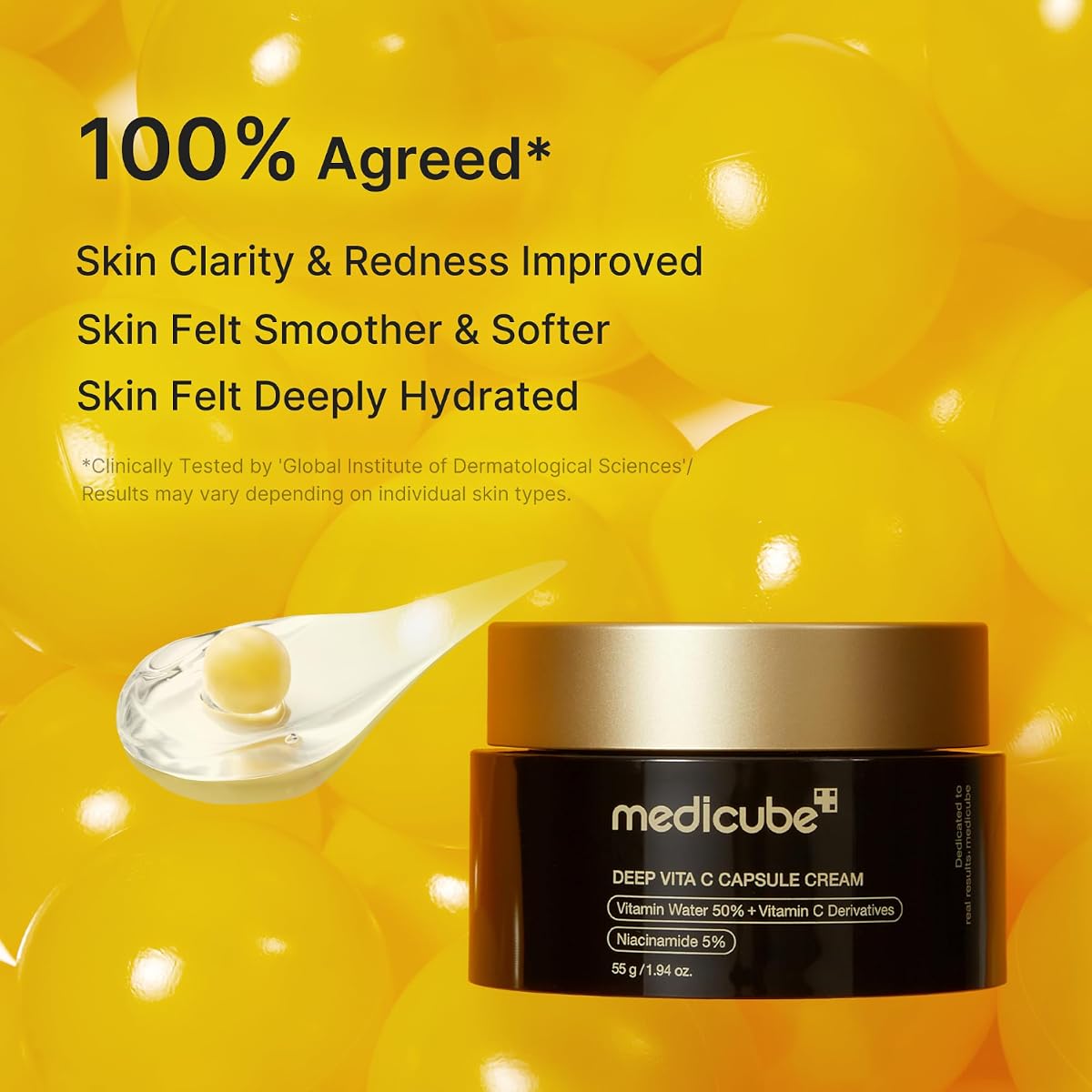Medicube Deep Vita C Capsule Cream - Vitamin C Gel Texture - 1.94 oz - Image 5