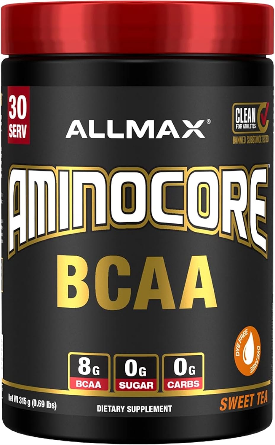 Allmax Nutrition Aminocore BCAA - Sweet Tea Flavour, 315g