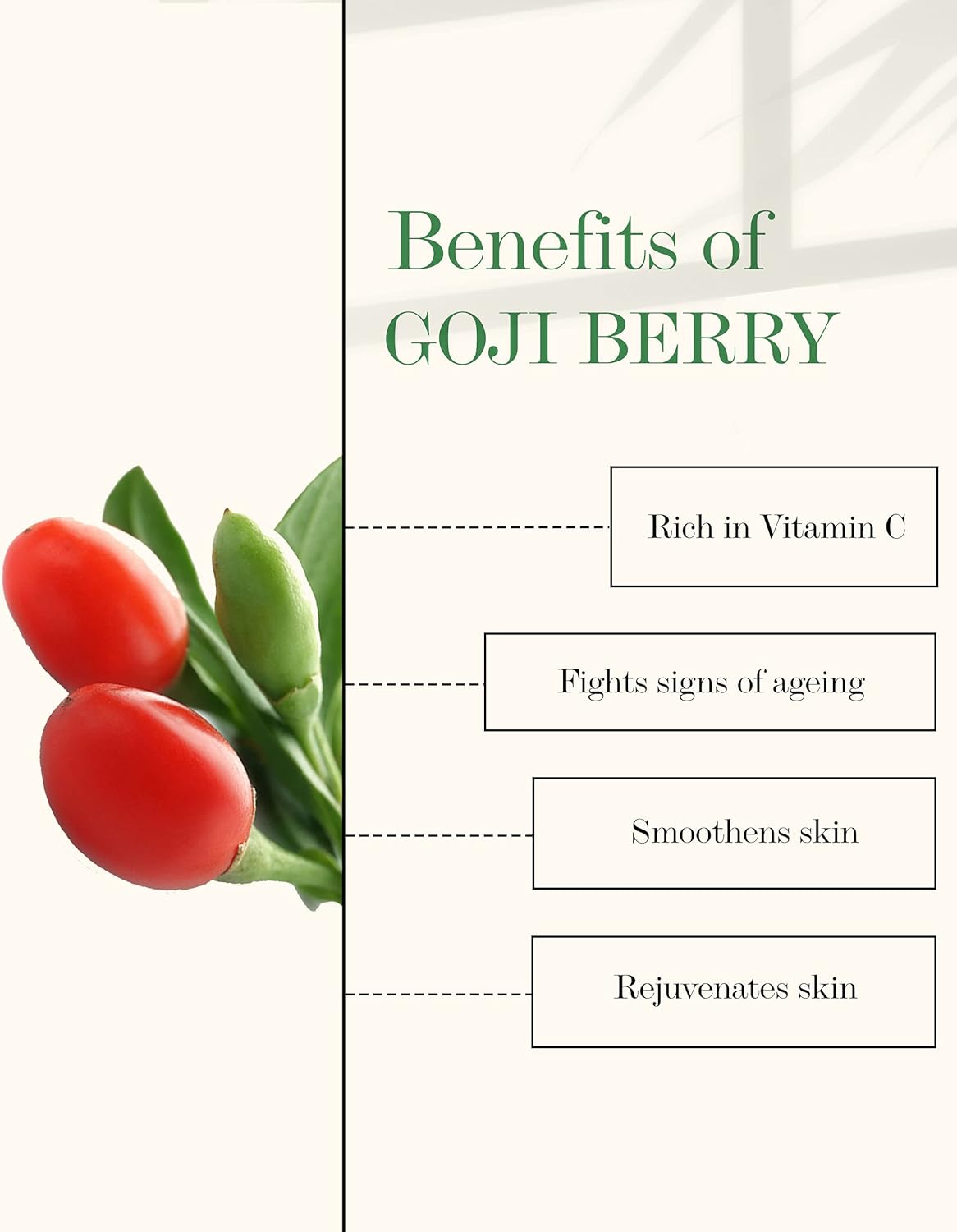 Good Vibes Vitamin C & Goji Berry Face Serum - Depigmentation & Wrinkle Balance, 10ml - Image 4