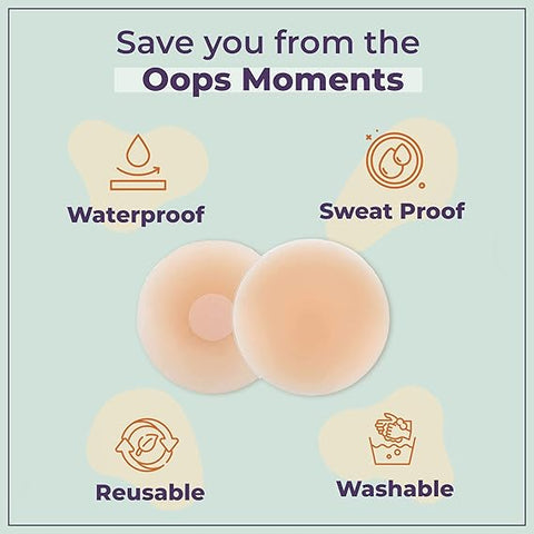 غطاء حلمة سيليكون قابل لإعادة الاستخدام من سانفي فليكس - ٤ قطع | ١٠ مرات قابلة لإعادة الاستخدام