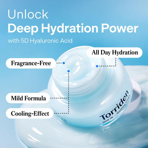 DIVE IN Low Molecular Hyaluronic Acid Soothing Cream