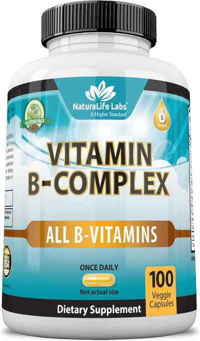 Naturalife Labs Vitamin B-Complex Capsules - 100 Count