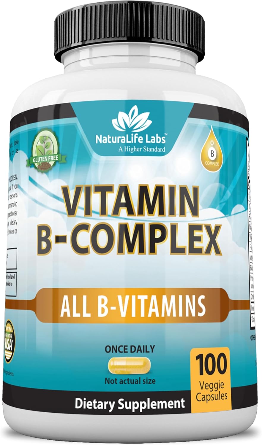 Naturalife Labs Vitamin B-Complex Capsules - 100 Count