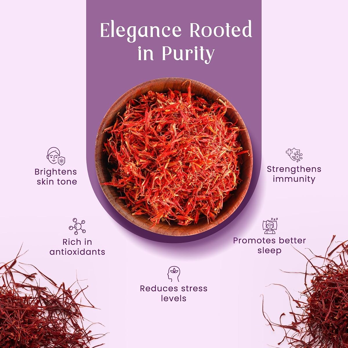Herbal Max Kashmiri Saffron - A+++ Grade Mongra Kesar, 1g - Image 5