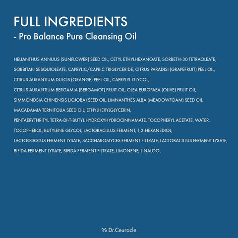 Dr.Ceuracle Pro Balance Pure Cleansing Oil 155Ml