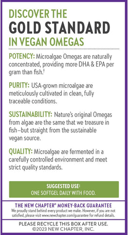New Chapter VEGAN OMEGA 3 COMPLEX 30 SG
