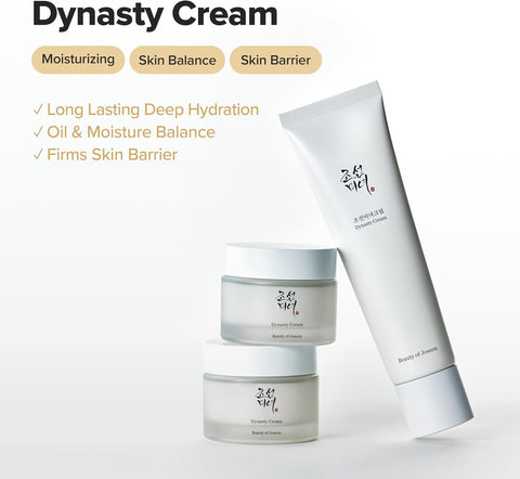 Beauty of Joseon Dynasty Cream Hydrating Face Moisturizer for Dry, Sensitive Skin, Korean Skincare for Men and Women 100ml, 3.38 fl.oz - Image 3