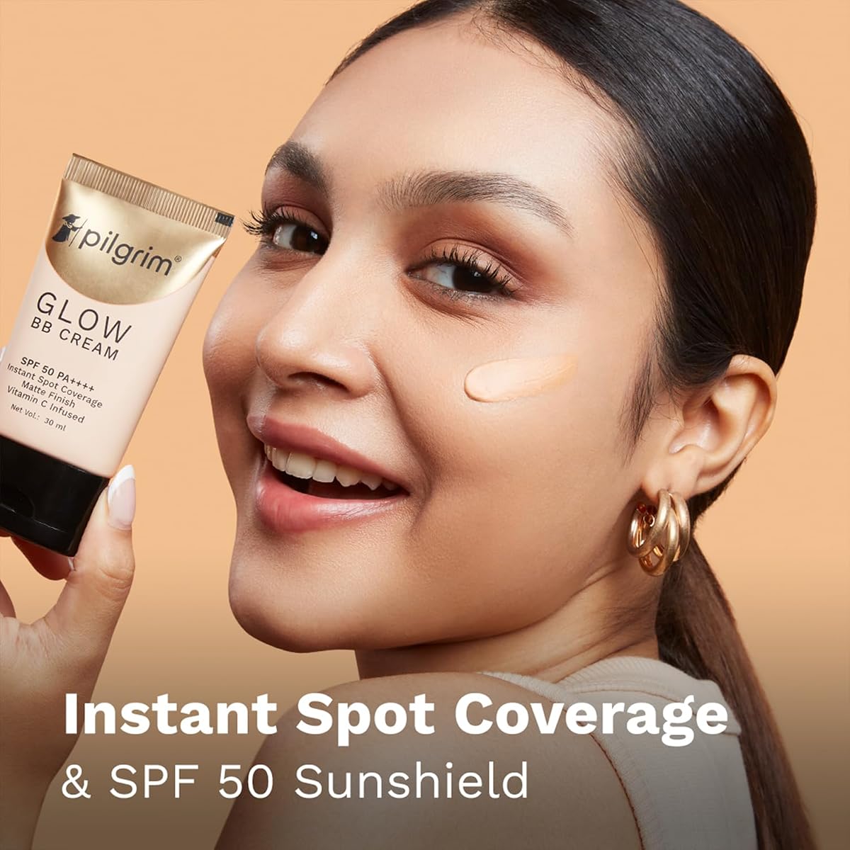 Pilgrim Honey Glow 3-In-1 BB Cream with SPF 50, Niacinamide & Vitamin C - 30g - Image 4
