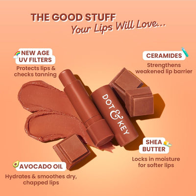 Dot & Key Lip Balm SPF 50 Cocoa Nude - Sun Care, 4.5g - Image 4