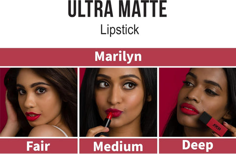 Nykaa Ultra Matte Lipstick  Marilyn 10