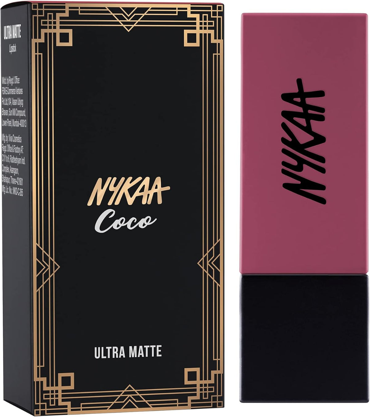 Nykaa Ultra Matte Lipstick Coco17 - Colour Cosmetics - Image 2