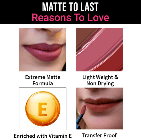 Nykaa Matte To Last ! Liquid Lipstick  Khoob Surat  09