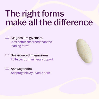 New Chapter Magnesium + Ashwagandha Supplement - 30 Capsules - Image 4