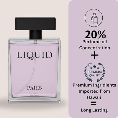 Paris Liquid Eau De Parfum - Deodorant & Fragrance, 90ml - Image 4