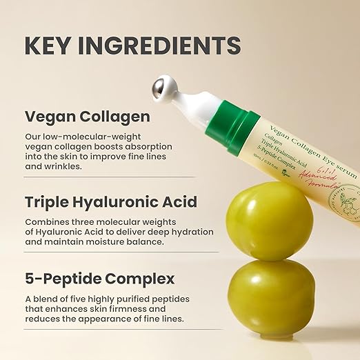 AXIS-Y Vegan Collagen Eye Serum - Face Treatment, 10ml - Image 3