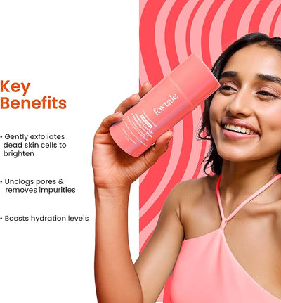 Foxtale Purify & Glow Face Cleanser + Mask with French Pink Clay and Sodium - Image 7