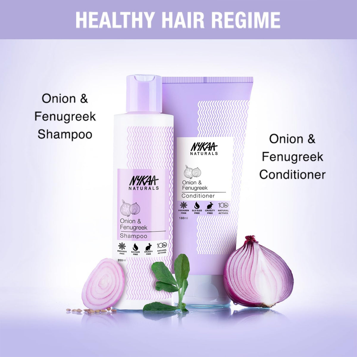 Nykaa Naturals Onion & Fenugreek Hair Growth Conditioner - 250ml - Image 4