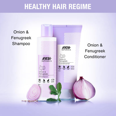 Nykaa Naturals Onion & Fenugreek Hair Growth Conditioner - 250ml - Image 4