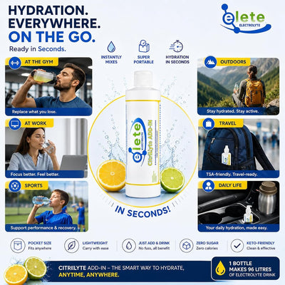 Elete Electrolyte Hydration Drops with CitriLyte - 240ml - Image 4