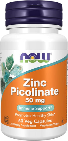 Now Foods Zinc Picolinate 50Mg 60S