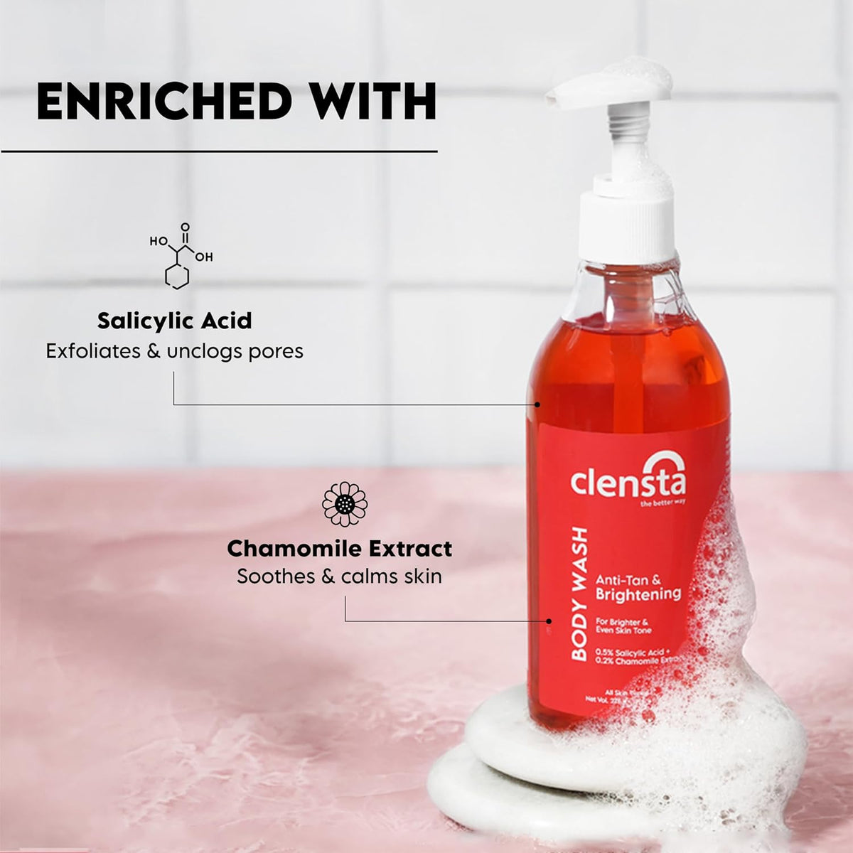 Clensta Anti Tan Body Wash - 275 ml