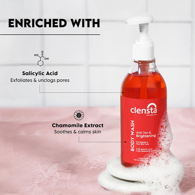 Clensta Anti Tan Body Wash - 275 ml