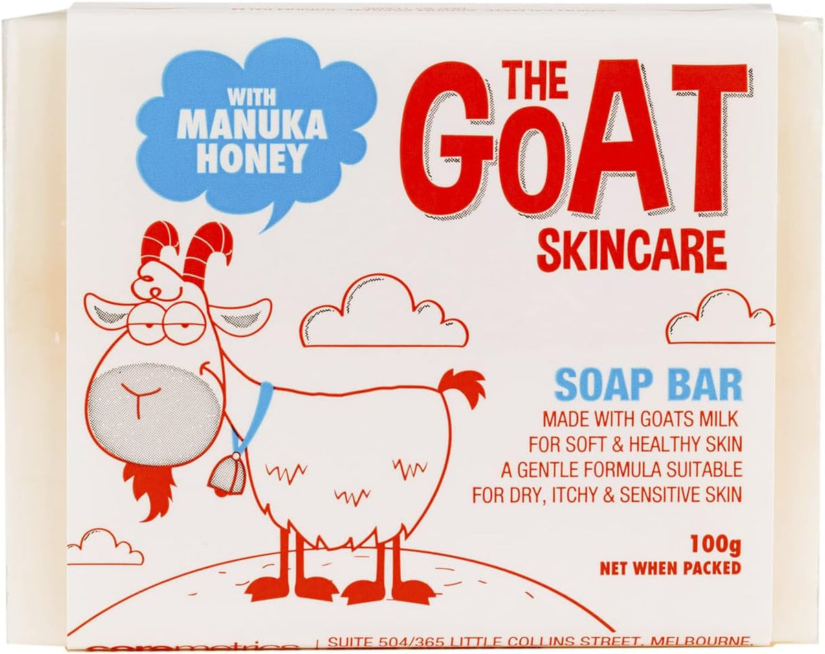 The Goat Skincare Soap Bar, Manuka Honey, 100 Gram