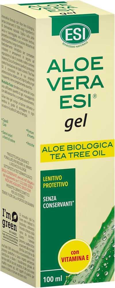 ESI Aloe Vera Gel with Argan Oil for Skin Moisturisation, 200ml